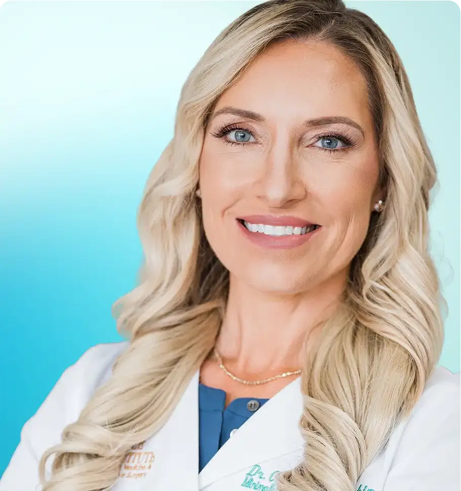 Dr. Catherine Brankin, a smiling woman with long blond hair.